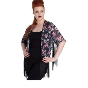 Spin Doctors Whimsagoth Fringe Cover up Shawl